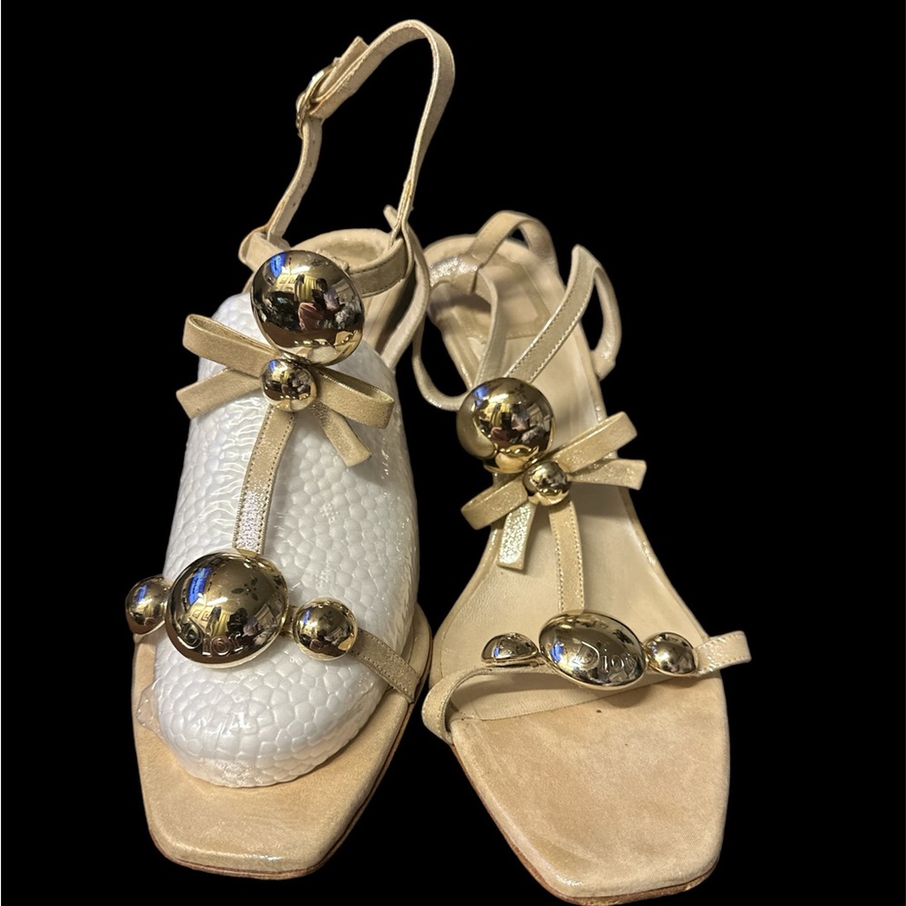 Christian Dior heels Great condition just a scuff or two.